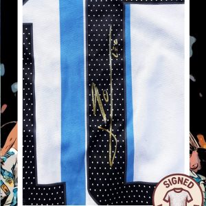 Camiseta oficial de la Selección Argentina firmada — Subasta Solidaria Discar
